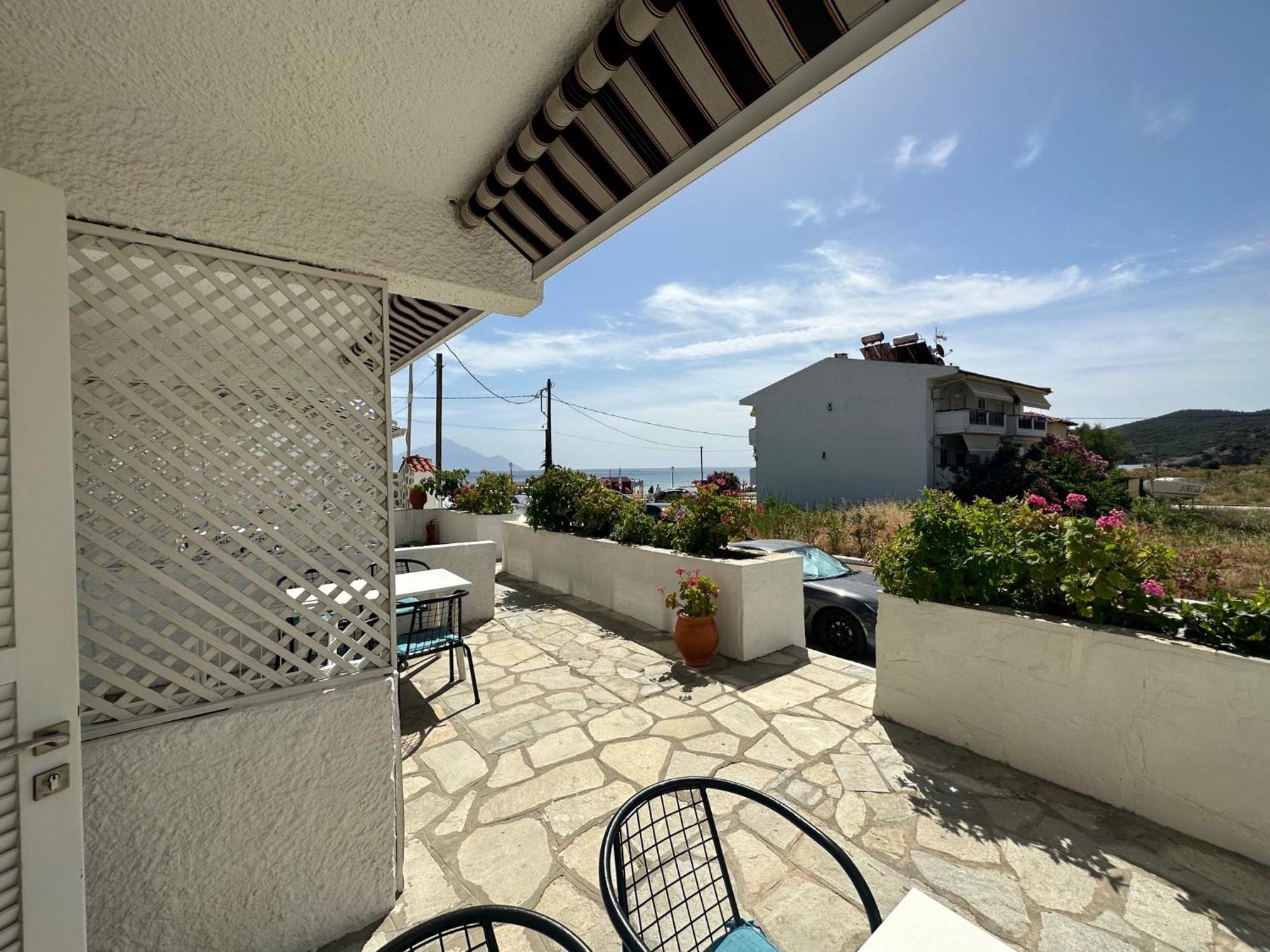 Blue Senses Apartments Sarti Bagian luar foto